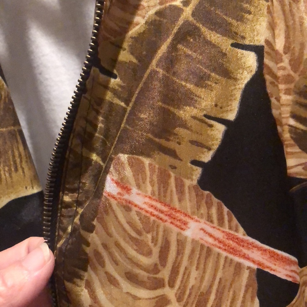 2/$40 Oleg Cassini Designer JACKET Lightweight Zippered Woman’s Jacket Size 2X - Picture 8 of 9